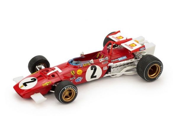 Brumm BM0313T FERRARI 312B T-CAR J.ICKX 1970 N.2 GP ITALIA 1:43 Modellino