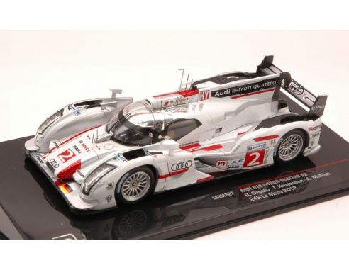 Ixo model LMM227 AUDI R18 N.2 2nd LM 2012 CAPELLO-KRISTENSEN-MCNISH 1:43 Modellino