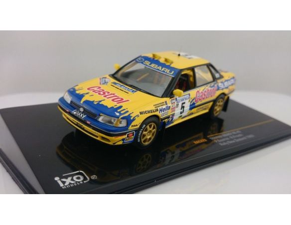 Ixo model RAC229 SUBARU LEGACY RS N.5 RETIRED NEW ZELAND 1992 BOURNE-FREETH 1:43 Modellino