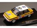 Ixo model RAC102 LANCIA DELTA HF 4WD N.15 RETIRED (ACCIDENT) RAC 1987 BROOKES-WILSON 1:43 Modellino