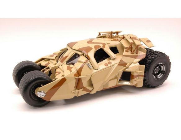 Hot Wheels HWBCJ76 BATMOBILE THE DARK KNIGHT RISES CAMOUFLAGE TUMBLER 1:18 Modellino