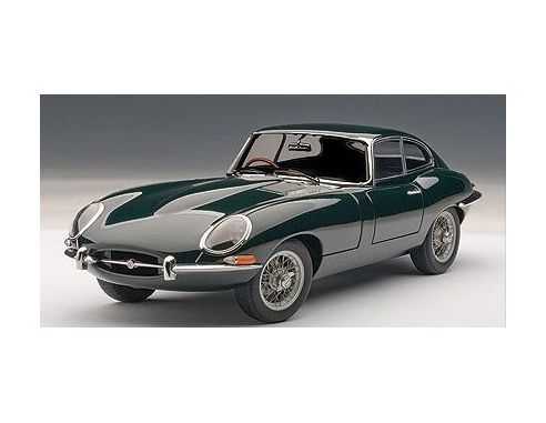 Auto Art / Gateway AA73612 JAGUAR E-TYPE COUPE' SERIES I 3.8 1961 GREEN 1:18 Modellino