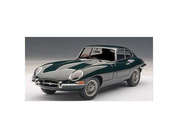 Auto Art / Gateway AA73612 JAGUAR E-TYPE COUPE' SERIES I 3.8 1961 GREEN 1:18 Modellino