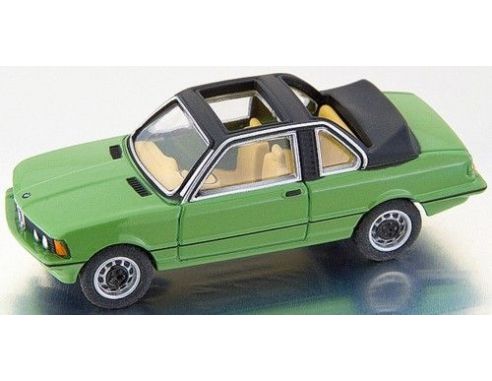 Bub 08851 BMW 320 BAUR CONVERTIBLE GREEN 1/87 Modellino