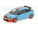 MINICHAMPS 100080068 FORD FOCUS RS LE MANS EDITION BLUE 1968 FORD GT40 TRIBUTE Modellino