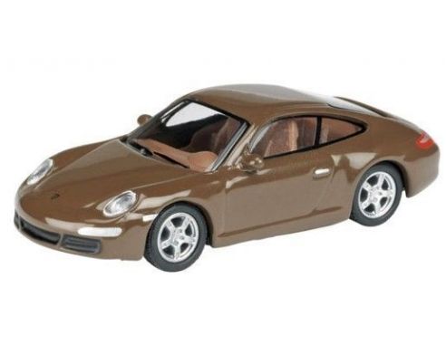 Schuco 25813 PORSCHE 911 COUPE BROWN 1/87 Modellino