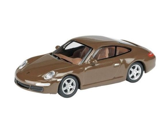 Schuco 25813 PORSCHE 911 COUPE BROWN 1/87 Modellino