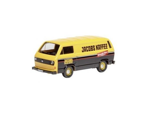 Schuco 25871 VW T3 JACOBS KAFFEE YELLOW 1/87 Modellino