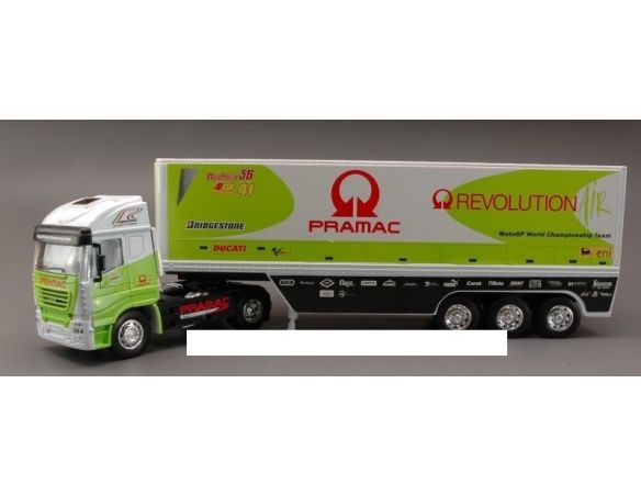 New Ray NY10363 IVECO STRALIS DUCATI PRAMAC 2010 1:32 Modellino