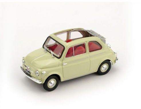 Brumm BM0342-08 FIAT 500 NORMALE APERTA 1957 AVORIO 1:43 Modellino