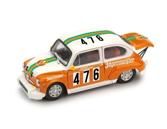 Brumm BM0497 FIAT ABARTH 850TC N.476 TRENTO-BONDONE 1974 F.PERA UPD 1:43 Modellino