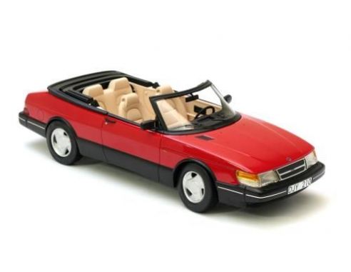 Neo Scale Models NEO18030 SAAB 900 CABRIO RED 1:18 Modellino