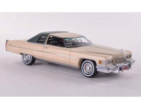 Neo Scale Models NEO44416 CADILLAC COUPE' DE VILLE 1976 CREAM 1:43 Modellino