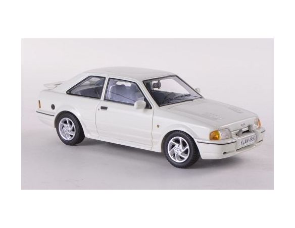 Neo Scale Models NEO44951 FORD ESCORT MK4 RS TURBO 1986 WHITE 1:43 Modellino