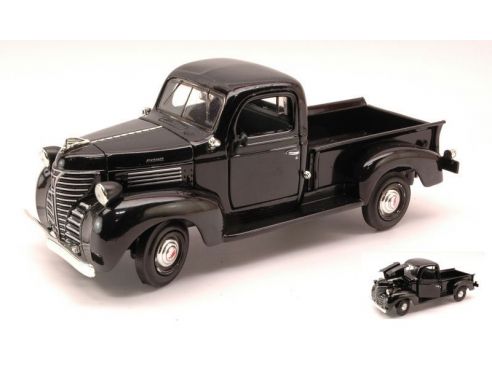 Cararama Motorama MTM73278BK PLYMOUTH PICK UP 1941 BLACK 1:24 Modellino