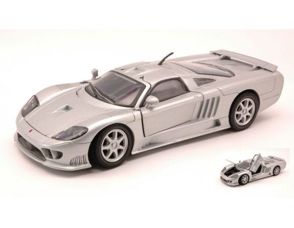 Cararama Motorama MTM73279SL SALEEN S7 2004 SILVER 1:24 Modellino