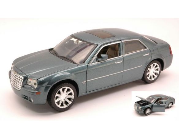 Cararama Motorama MTM73304MB CHRYSLER 300C HEMI 2005 METALLIC BLUE 1:24 Modellino