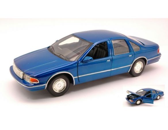 Cararama Motorama MTM73320MB CHEVY CAPRICE 1993 BLUE 1:24 Modellino
