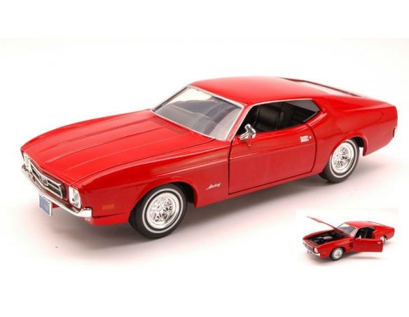 Cararama Motorama MTM73327RD FORD MUSTANG SPORTSROOF 1971 RED 1:24 Modellino