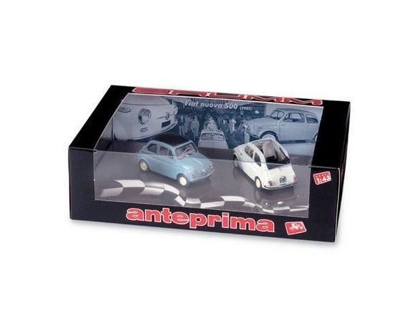 Brumm A006 SET 2 PCS. FIAT NUOVA 500 OPEN 1/43 Modellino