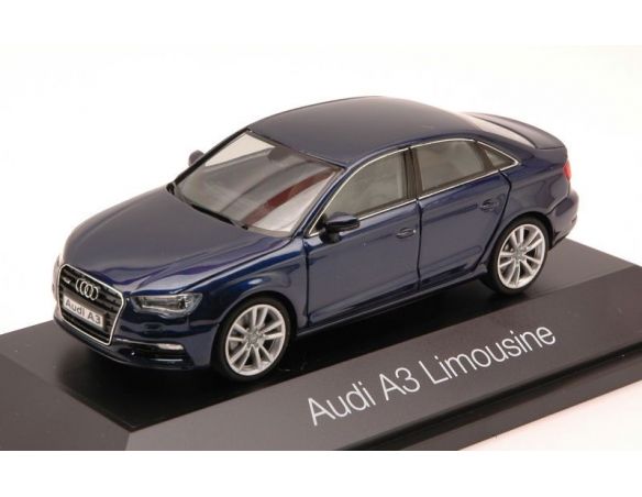 Herpa HP7074 AUDI A3 LIMOUSINE 2013 BLUE 1:43 Modellino