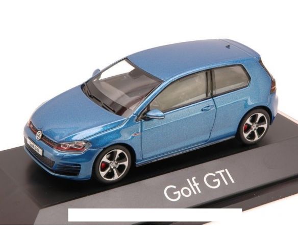 Herpa HP7077 VW GOLF GTI 2013 METALLIC BLUE 1:43 Modellino