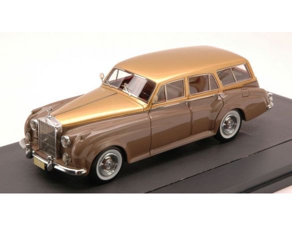 Matchbox MX11705-072 ROLLS ROYCE SILVER CLOUD ESTATE 1959 BROWN/GOLD ED.LIM.1 OF 408 1:43 Auto Stradali