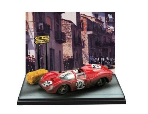 Brumm BMAS18 FERRARI 330 P 4 N.224 RETIRED T.FLORIO 1967 SCARFIOTTI-VACCARELLA 1:43 Modellino