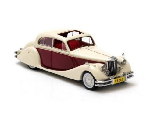 Neo Scale Models NEO43952 JAGUAR MK V 1950 BEIGE/DARK RED 1:43 Modellino