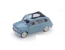 Brumm BM0248-04 FIAT 600 CONVERTIBILE APERTA 1956 AZZURRO CENERE 1:43 Modellino