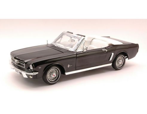 Cararama Motorama MTM73145BK FORD MUSTANG OPEN 1964 BLACK 1:18 Modellino