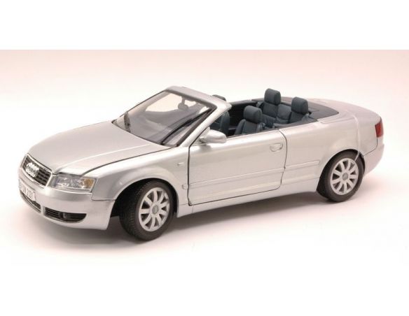 Cararama Motorama MTM73148SL AUDI A4 CABRIOLET 2000 SILVER 1:18 Modellino