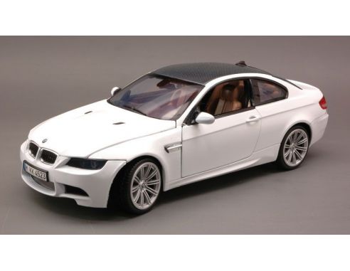 Cararama Motorama MTM73182WH BMW M3 COUPE' 2007 WHITE 1:18 Modellino