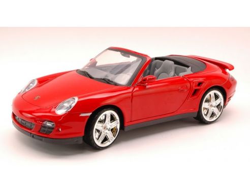 Cararama Motorama MTM73183RD PORSCHE 911 TURBO CABRIO 2006 RED 1:18 Modellino