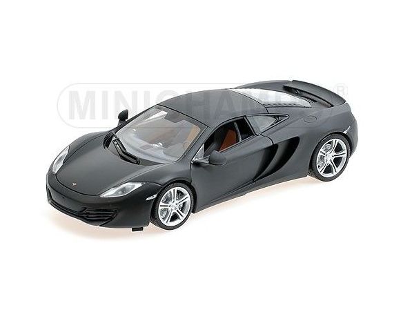 Minichamps PM110133024 MC LAREN MP4-12C 2011 MATT GREY 1:18 Modellino