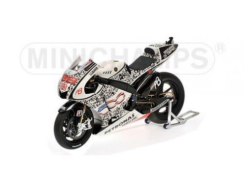MINICHAMPS 123103299 YAMAHA YZR-M1 J. LORENZO MOTOGP 2010 GP LAGUNA SECA Modellino