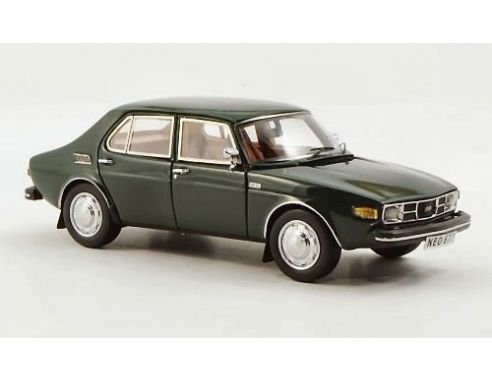 Neo Scale Models NEO43677 SAAB 99 1971 GREEN 1:43 Modellino
