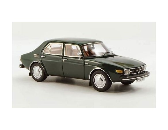 Neo Scale Models NEO43677 SAAB 99 1971 GREEN 1:43 Modellino