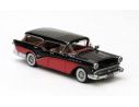 Neo Scale Models NEO44066 BUICK CENTURY CABALLERO ESTATE WAGON 1957 BLACK/RED 1:43 Modellino