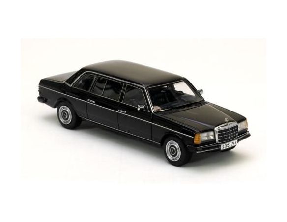 Neo Scale Models NEO44245 MERCEDES W123 1978-84 LANG BLACK 1:43 Modellino