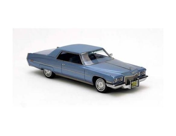 Neo Scale Models NEO44411 CADILLAC COUPE' DE VILLE 1972 LIGHT BLUE METALLIC 1:43 Auto Stradali