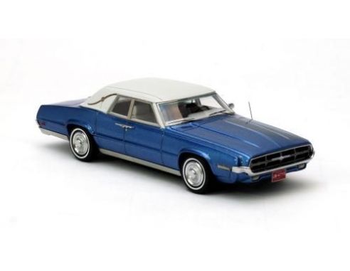 Neo Scale Models NEO44715 FORD THUNDERBIRD LANDAU 1969 TURQOISE MET.1:43 Modellino