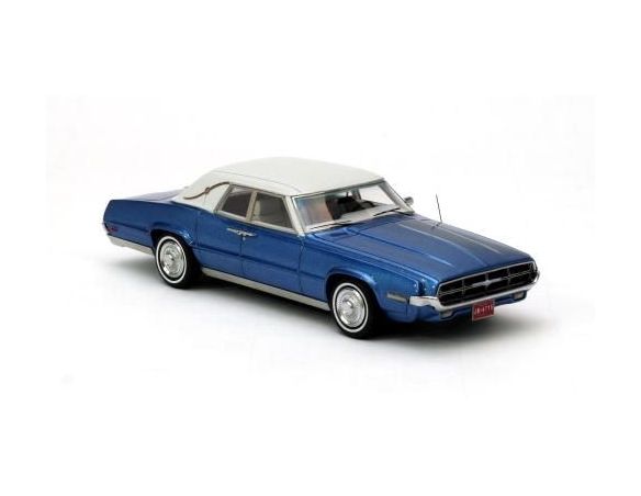 Neo Scale Models NEO44715 FORD THUNDERBIRD LANDAU 1969 TURQOISE MET.1:43 Modellino