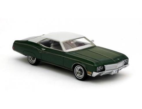 Neo Scale Models NEO44725 BUICK RIVIERA 1970 GREEN METALLIC/GREY 1:43 Modellino