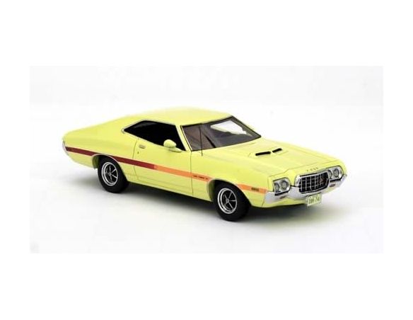 Neo Scale Models NEO44741 FORD GRAN TORINO COUPE' 1972 YELLOW 1:43 Modellino
