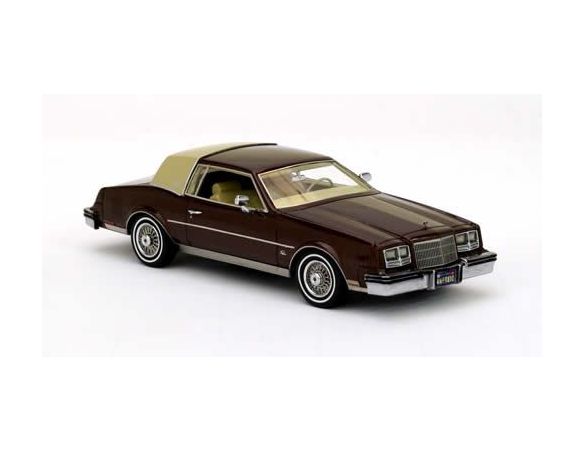 Neo Scale Models NEO44810 BUICK RIVIERA 1982 BROWN METALLIC/BEIGE 1:43 Modellino