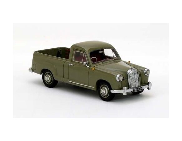 Neo Scale Models NEO45480 MERCEDES 180 W120 BAKKIE VERSION 1 1956 OLIVE GREEN 1:43 Modellino