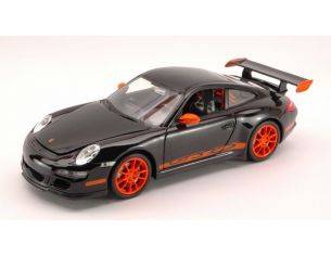 Welly WE4328 PORSCHE 911 (997) GT 3 RS 2006 BLACK 1:24 Modellino