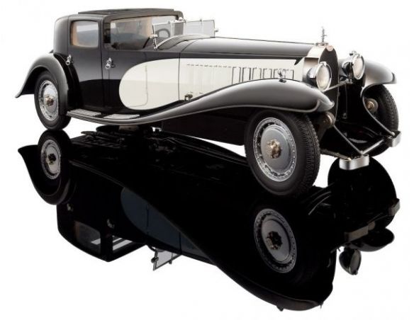 BAUER 3293-J6 BUGATTI ROYALE COUPE’ DE VILLE 1930 BEIGE Modellino