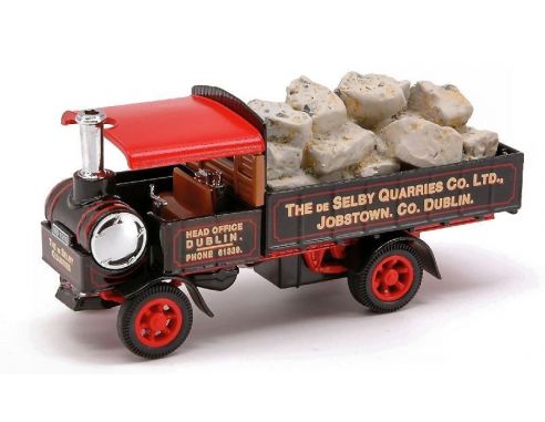 Matchbox MXYAS02 FODEN STEAM C/CARBONE cm 10,5 Modellino